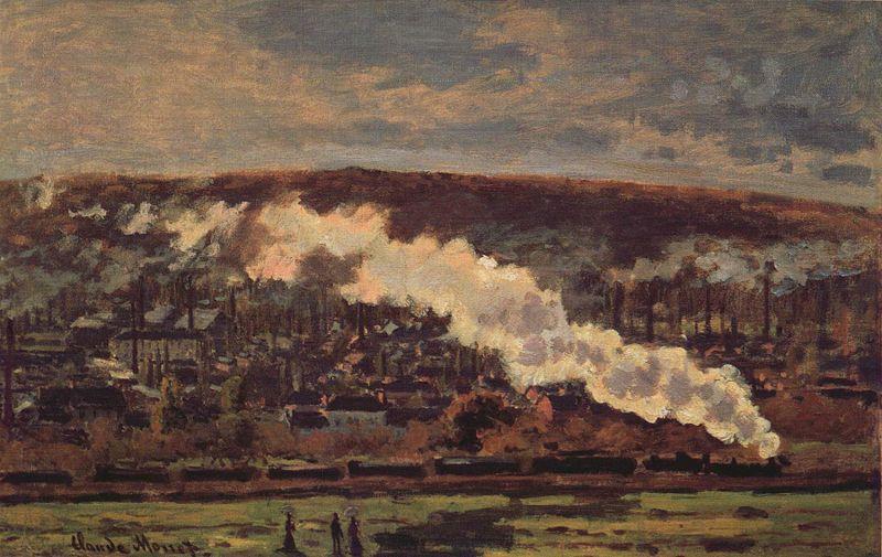 Claude Monet The Goods Train oil painting picture